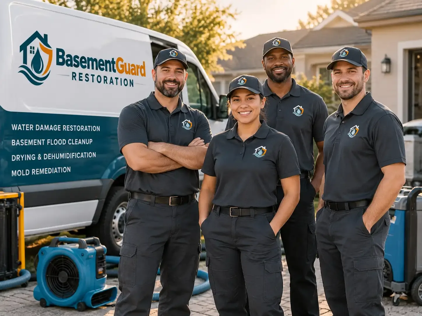 Basement Water Damage Restoration company in Palms, MI